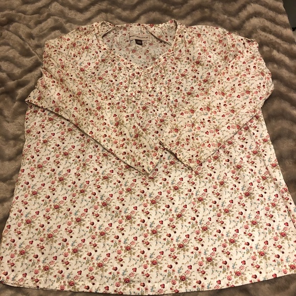 NWT Bit & Bridle Floral Peasant Blouse 2X - Picture 1 of 4